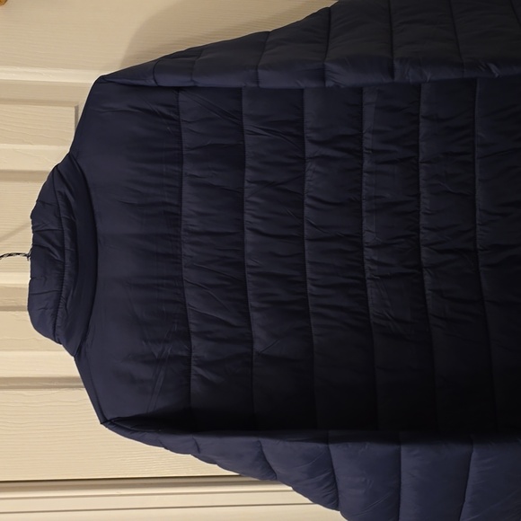 ST. JOHN'S BAY BRAND MEN'S BAVY BLUE ZIPPERED COAT SIZE XL - Picture 8 of 14